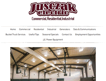Tablet Screenshot of jusczak-electric.com